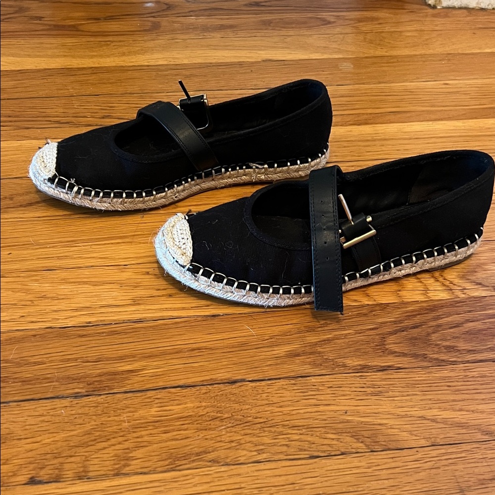 Black Zara espadrilles